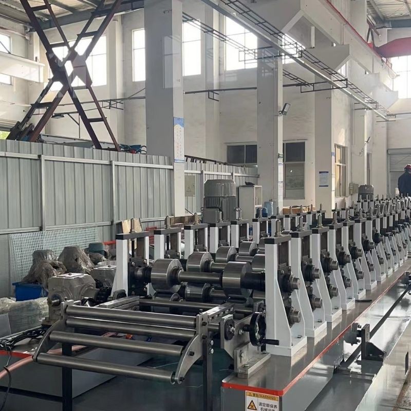Hydraulic Decoiler Strut Channel Roll Forming Machine With PLC Siemens Touch Screen