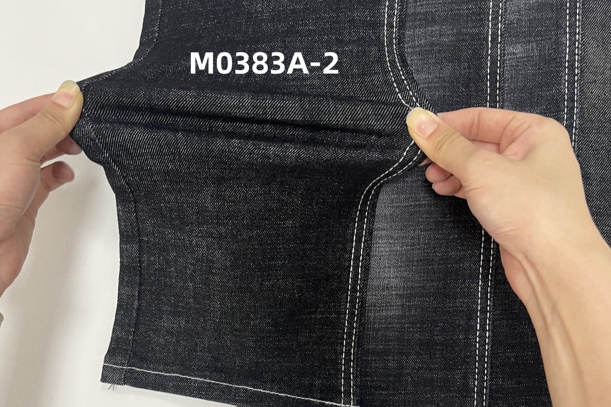 10.5 Oz Crosshatch Slub Stretch Denim Fabric For Jeans