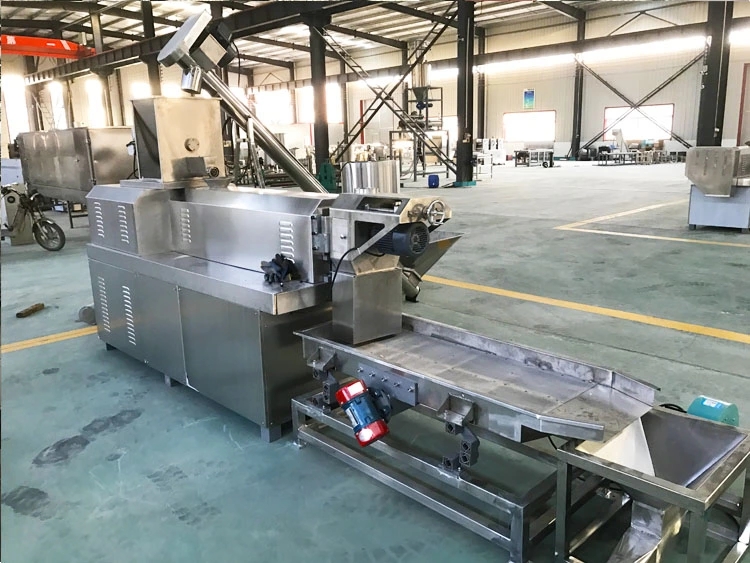 Automatic floating fish food feed pellet extruder machine