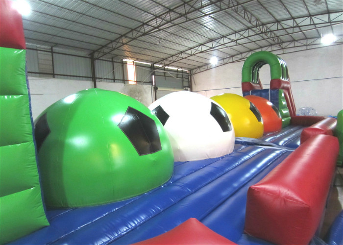 Big Ball Inflatable Sports Games Football Childrens Bouncy Castle 17 X 6.3 X 4.3m