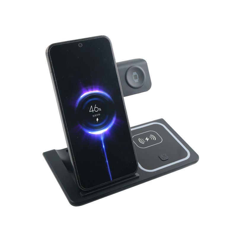 15W Multifunctional Wireless Charger with Working Frequency 100-205KHZ Various Colors