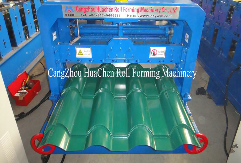 Great Building Material Aluminum Roof Glazed Tile Roll Forming Machine