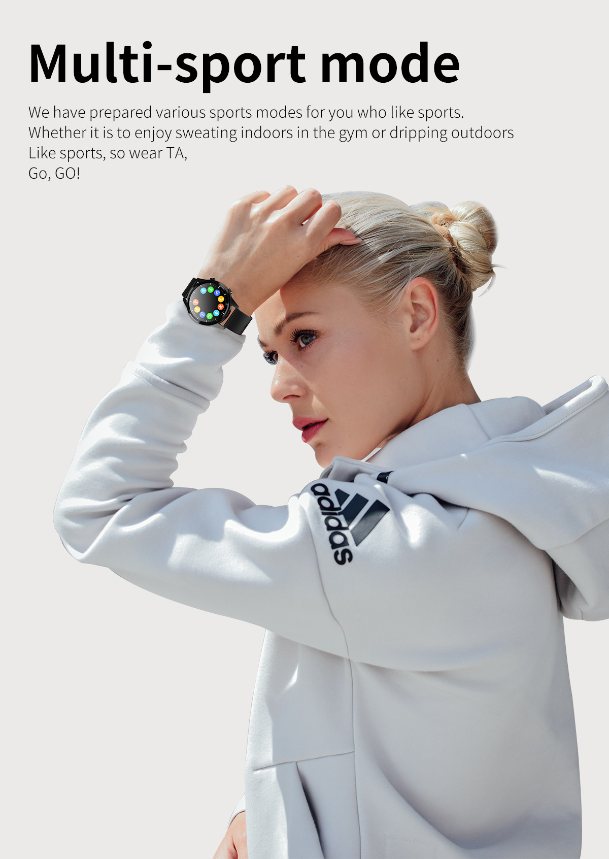 HS6620D F35 Smart Watch , 200mAh Bluetooth Calling Watch