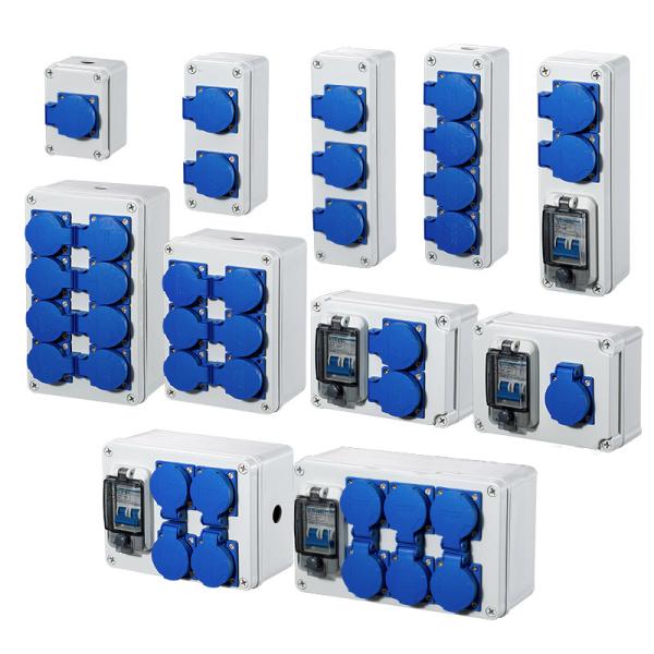 Outdoor Power Outlet Socket Plastic Switch Distribution Box Waterproof