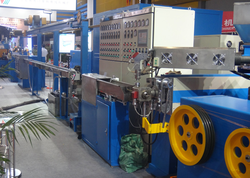 High Speed Pvc Pe Pp Electric Wire Extruder And Cable Extrusion Machine Production Line