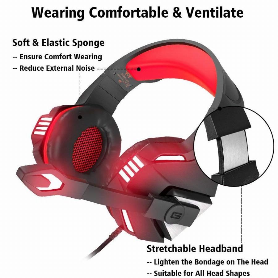 Gaming Headphones Headsets With Microphone V-3 Headsets