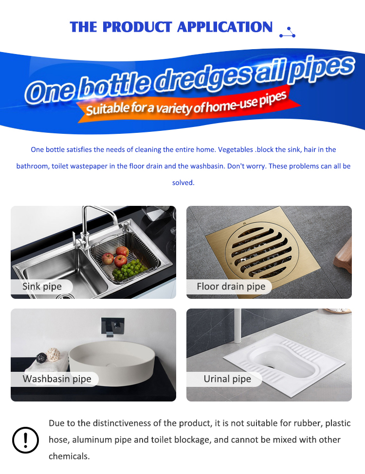 Household Kitchen Drainage Cleaner Deodorizing Dredger Pipe Cleaning Powder