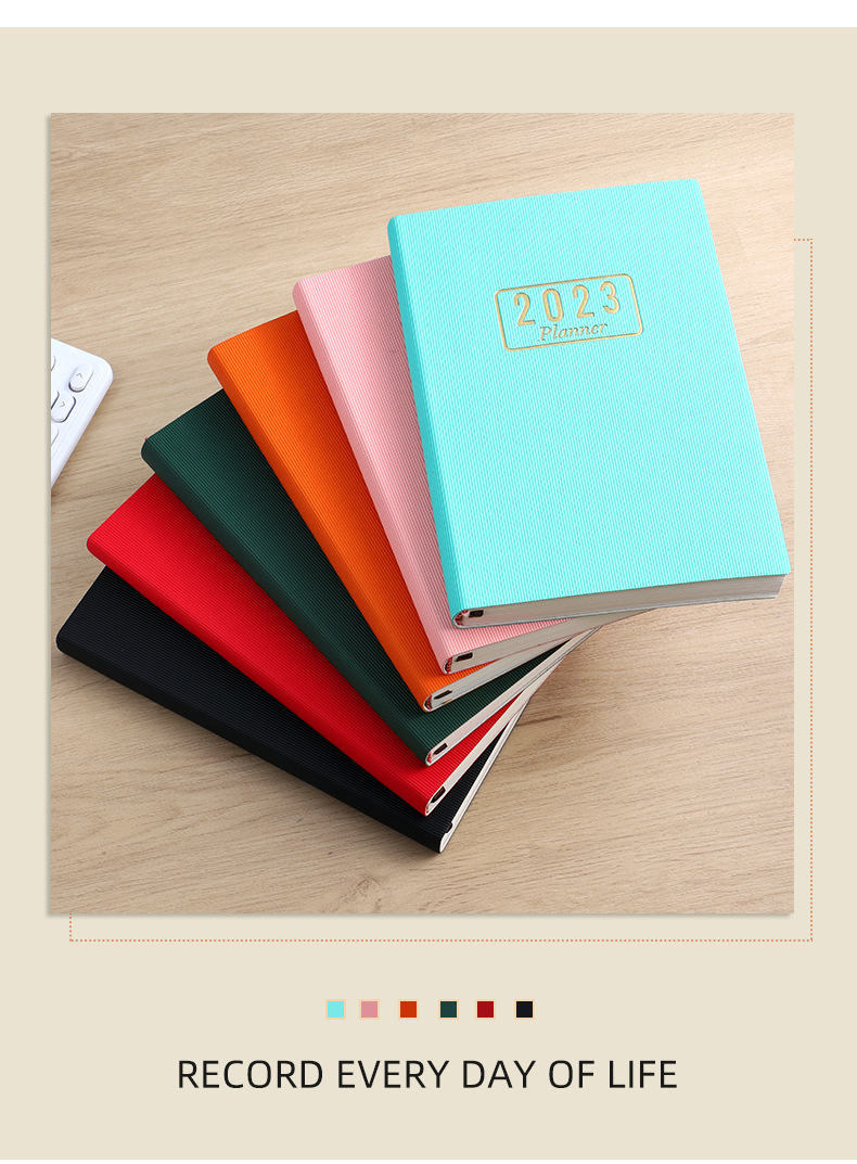 Custom Artifical PU Leather Note Book Diary Book Stationary Notebook at for Gift