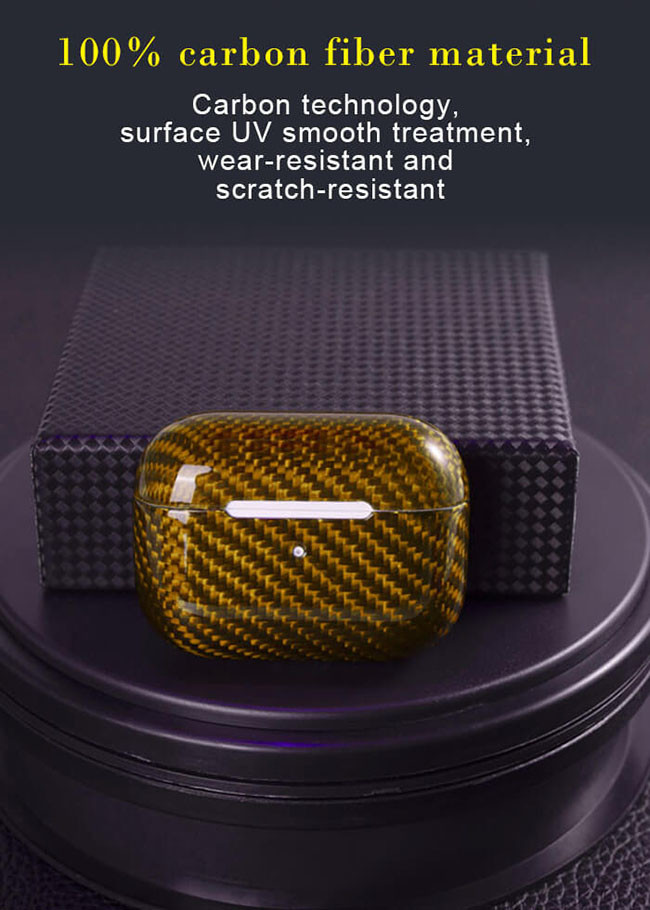 Ultra Thin Sweat Proof Apple Airpods Carbon Fiber Case