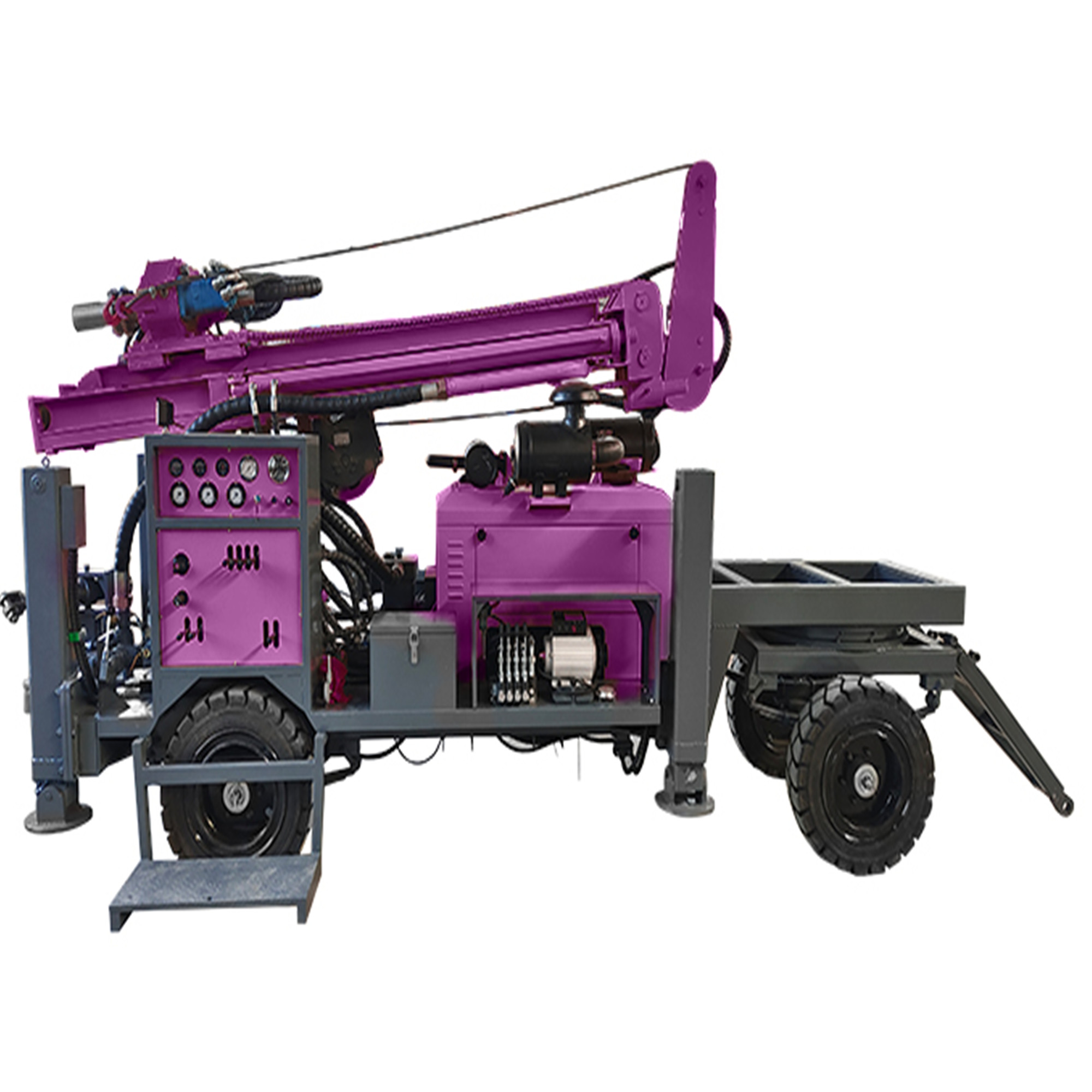 Small Portable Water Well Drill Rig Deep Well Drilling Equipment
