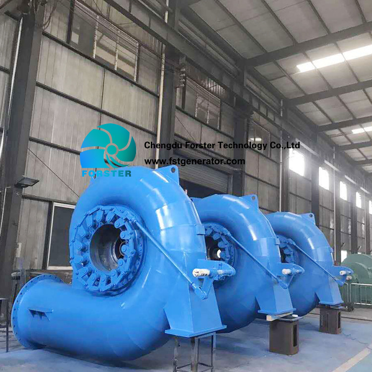 High Efficiency 600kw to 10mw High And Low Voltage 380v - 35kv Francis Turbine Generator Unit For HPP