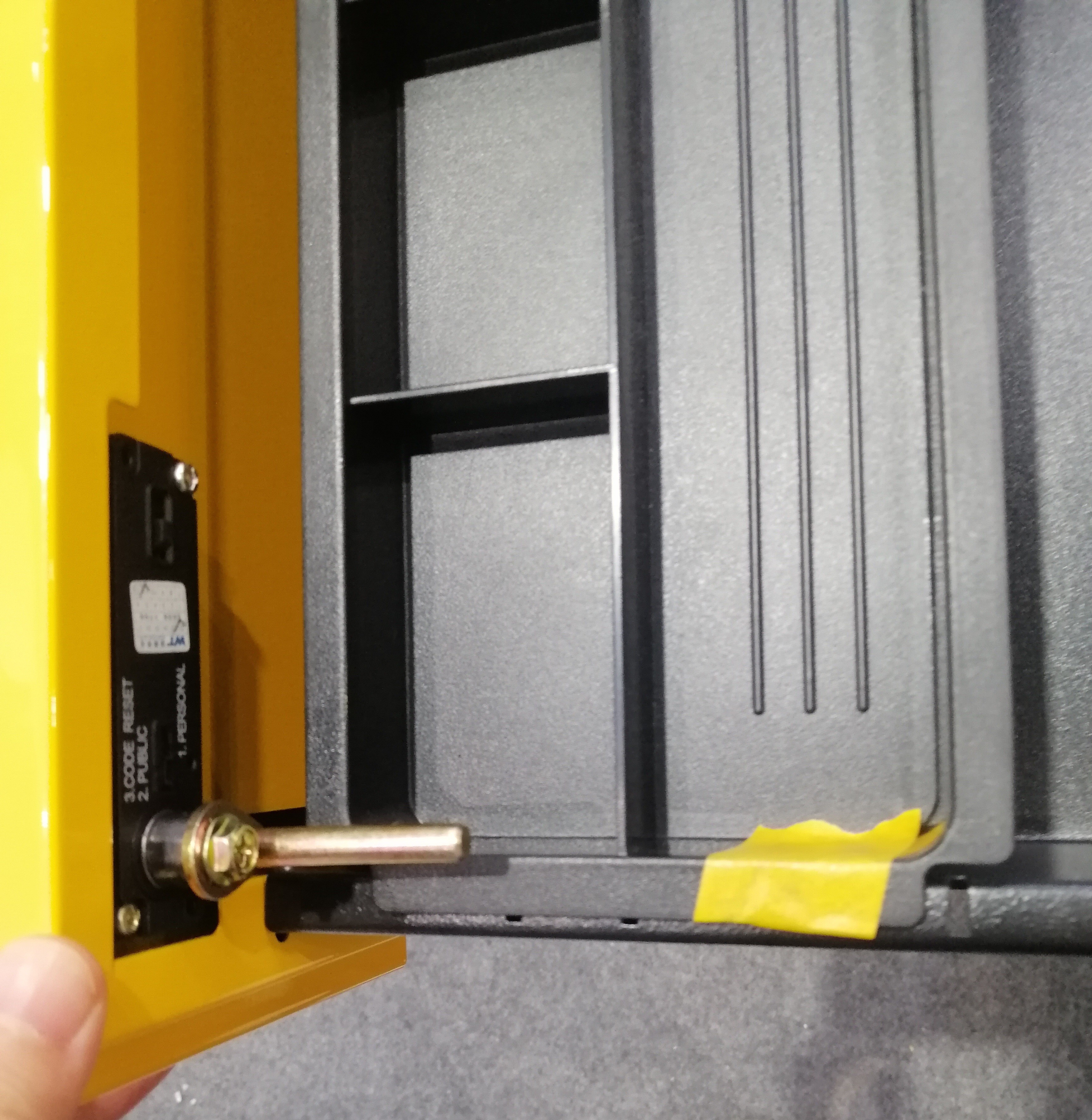 Password Lock Mobile 3 Drawer Pedestal Cabinet H600*W390*D500mm