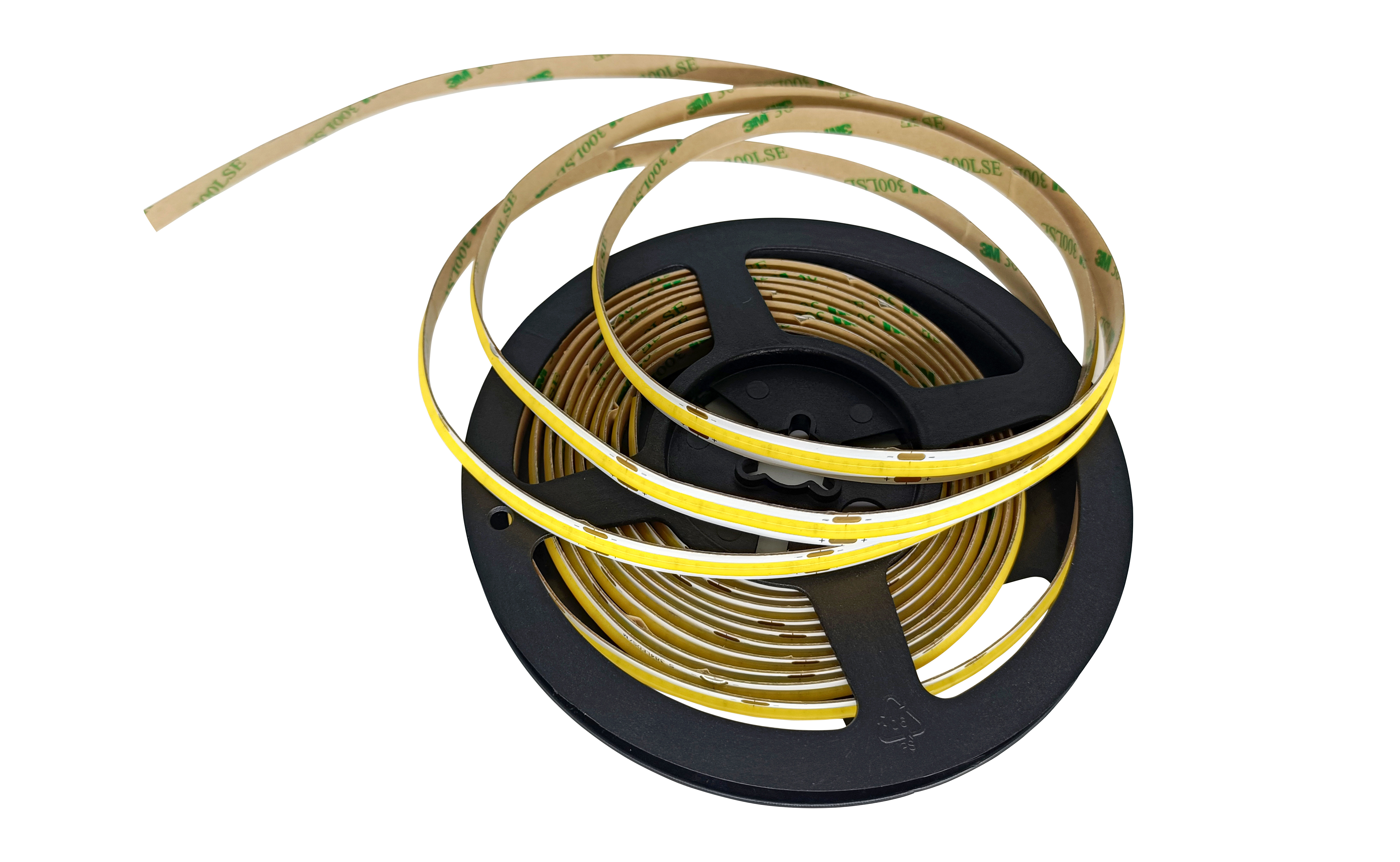 Battery Operated Dimmable COB LED Strip 480 Pcs/M Soft FPC Substrate