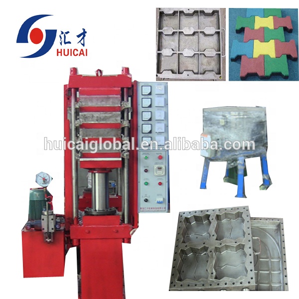 Rubber Tile Making Press Machine for Blue Green Red Tile Manufacturing Process