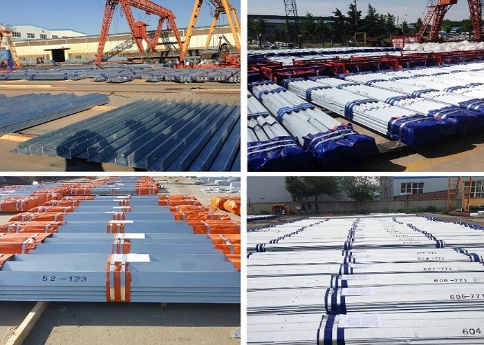 Telecom 40 Meter Wireless Cell Tower , 4 Angle Steel Iron Self Supporting Lattice Tower