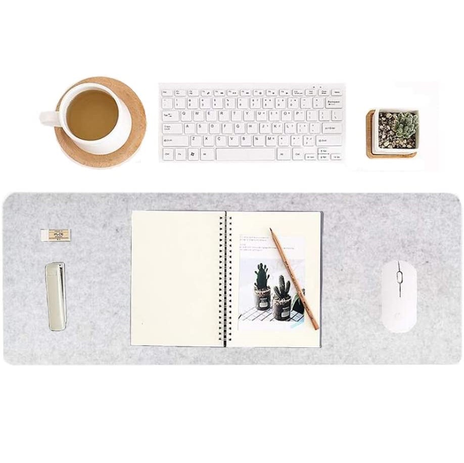 Felt Mouse Pad Large Writing Desk Mat For Office And Home