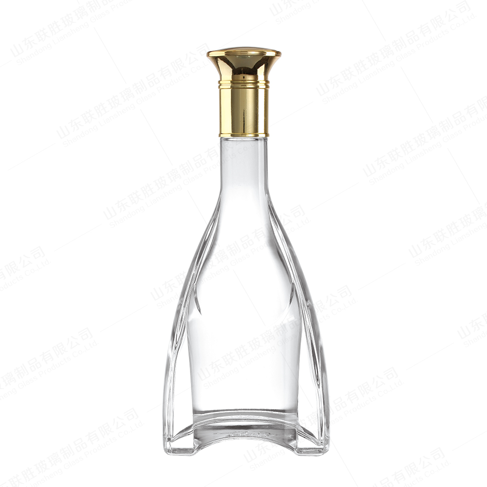 Glass Liquor Bottle with Cork 750ml 500ml 375ml 200ml 100ml Vodka Spirit Gin Rum