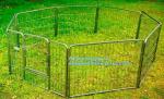 Aluminum simple easily assembled Big single-door large steel dog animal cage,