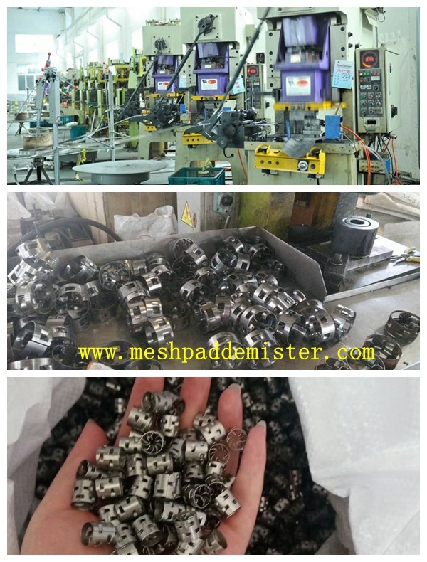 10mm Diameter Stainless Steel Pall Rings For Distillation Column