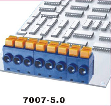 PA66 Brase Clamping Terminal Block Connector 7001V
