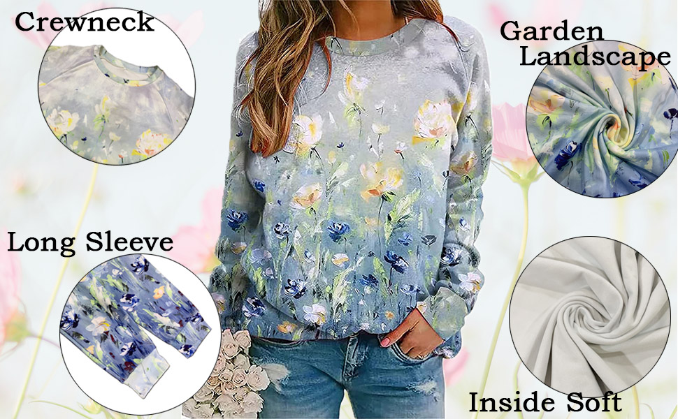 Landscape Pirnt Sweater
