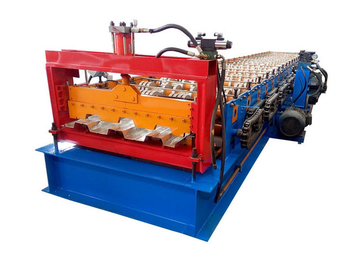 Automatic Cold Roll Forming Machine , 25 Stations Floor Decking Forming Machine
