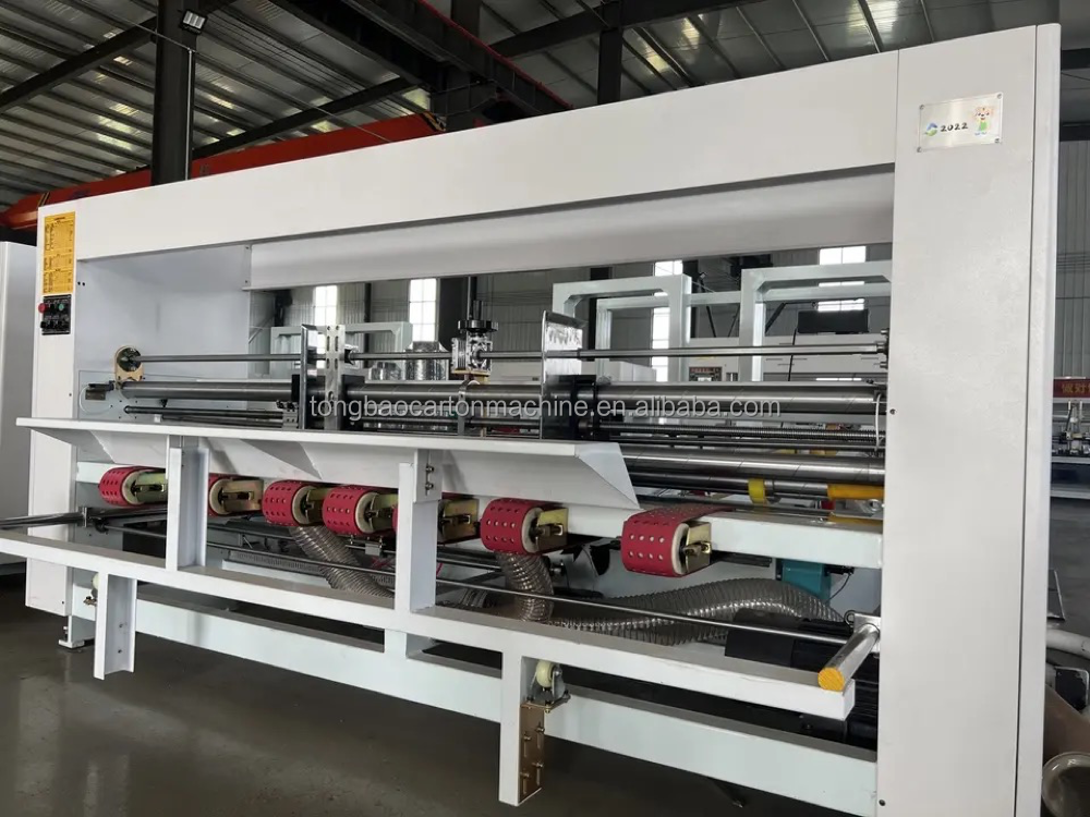 Corrugated Cardboard Folding Gluing and Stitching Machine Paper Cardboard Box Gluing Equipment