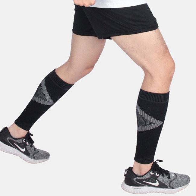 Anti Slip Custom Footless Compression Leg Sleeves Outdoor Running Leg Sleeves