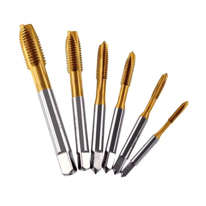 Metric Tungsten Steel Tap Thread Tools HSS Machine Taps Set for Stainless Steel Threading Low Medium High Carbon Steel