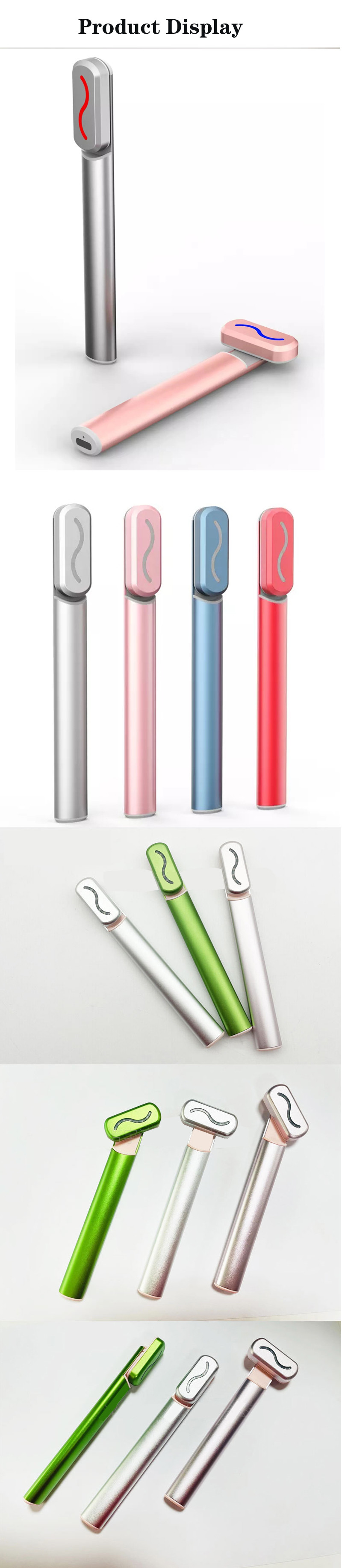 2022 New Beauty Care Eye Massage Wand Ems Anti Wrinkle Eye Massager With Heat Compression ,Facial Massager,Rf Ems Beauty