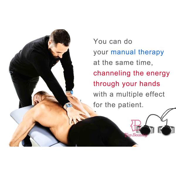 RF Physiotherapy machine Relieve Stiffness Pain RF Tecar Therapy Bracelet