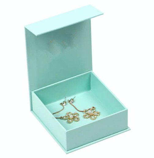 Flip Top Magnetic Jewelry Packaging Box Custom Size Accepted