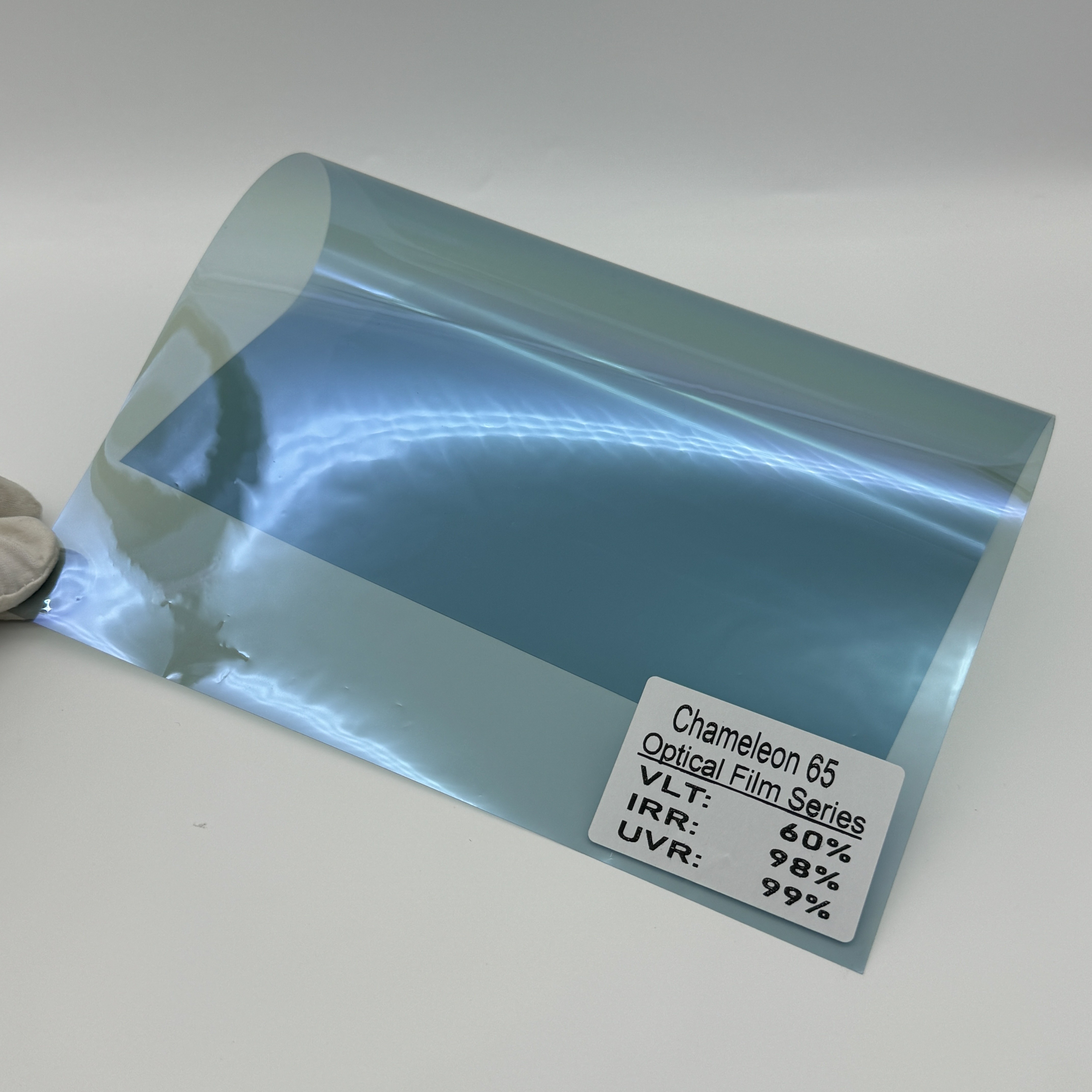 IRR99% Blue Chameleon Window Tint 2 mil Thickness Explosion Proof Anti UV
