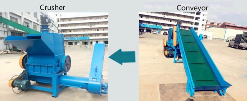 Automatic PET Bottle Washing Line Label Remover Recycling Machines