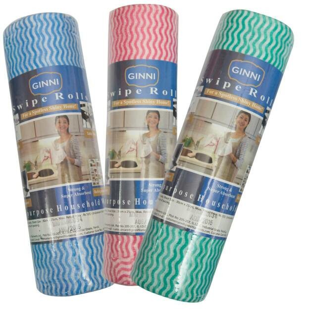 Disposable Spunlace Nonwoven Wipes Cleaning Wipes With Different Color