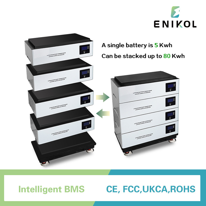 LiFePo4 Solar 48v Lithium Phosphate Battery 10kwh Stackable Energy Storage Battery