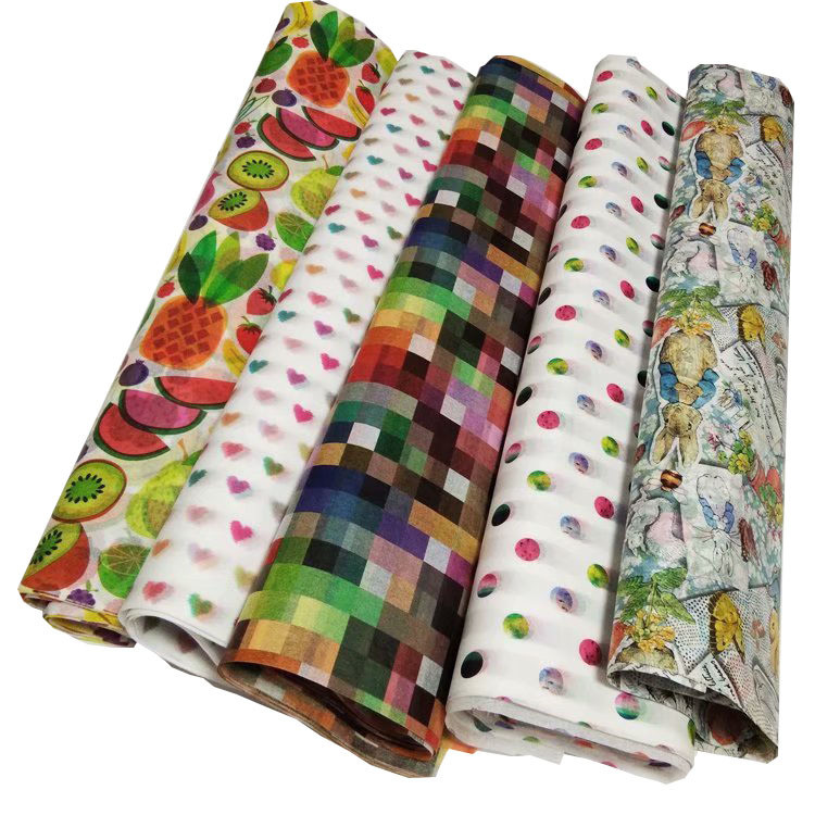 Recyclable 40 Sheet/Pack Flower Wrapping Tissue Paper
