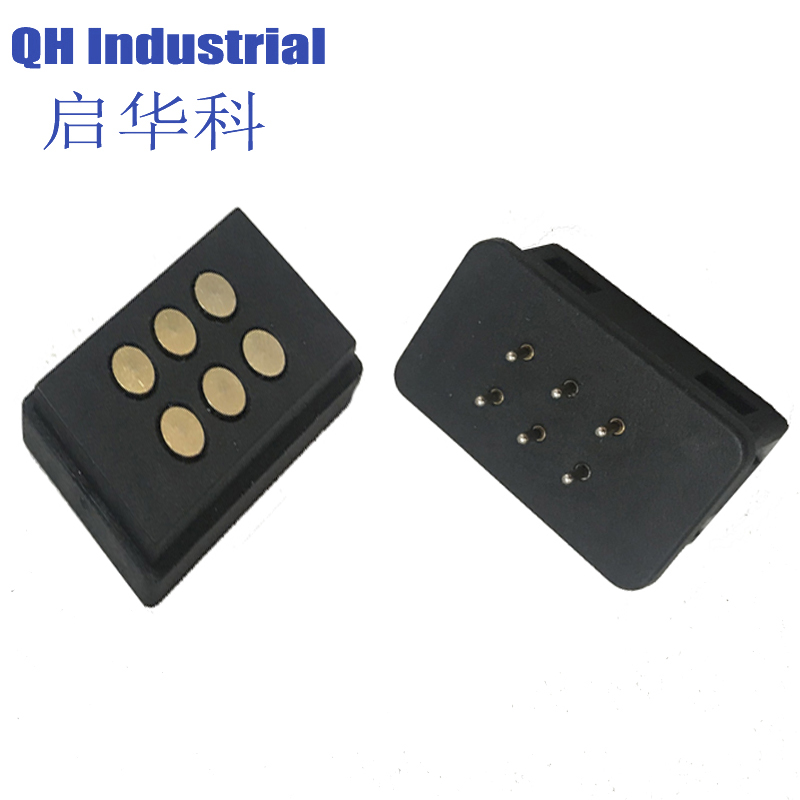 6Pin Russian Federation Adapter Connector Magnetic spring loaded pin Charger Magnetic Usb Connector