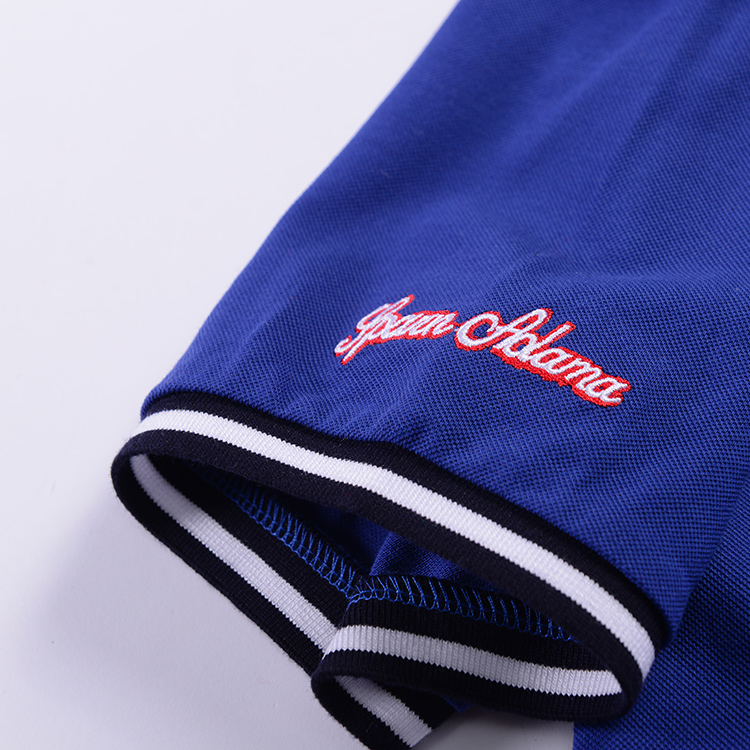 logo embroidery short sleeve polo t-shirt men polo