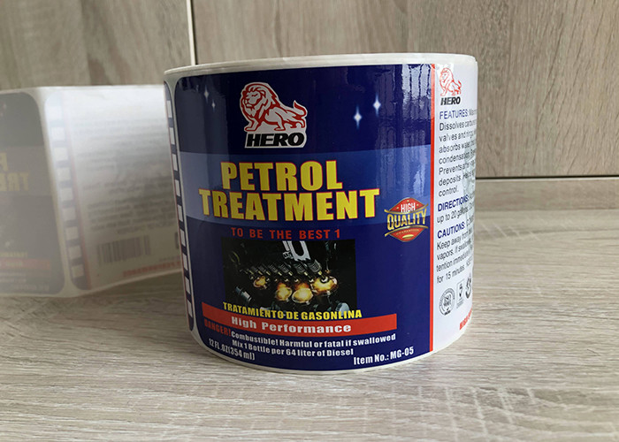 Glossy self-adhesive paper packaging sticker label manufacturer