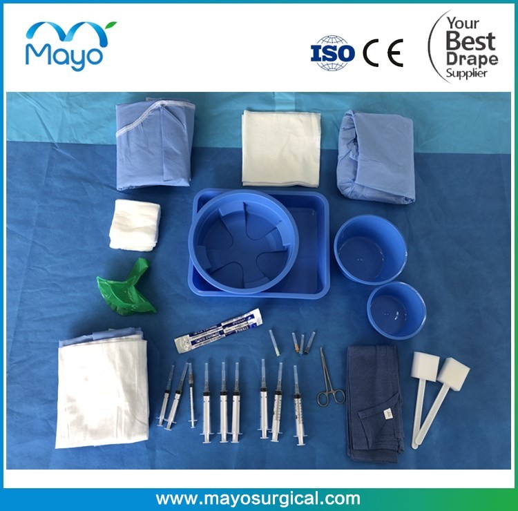 Cath Lab Angiography Drape Pack PE Disposable Sterile Surgical Drapes