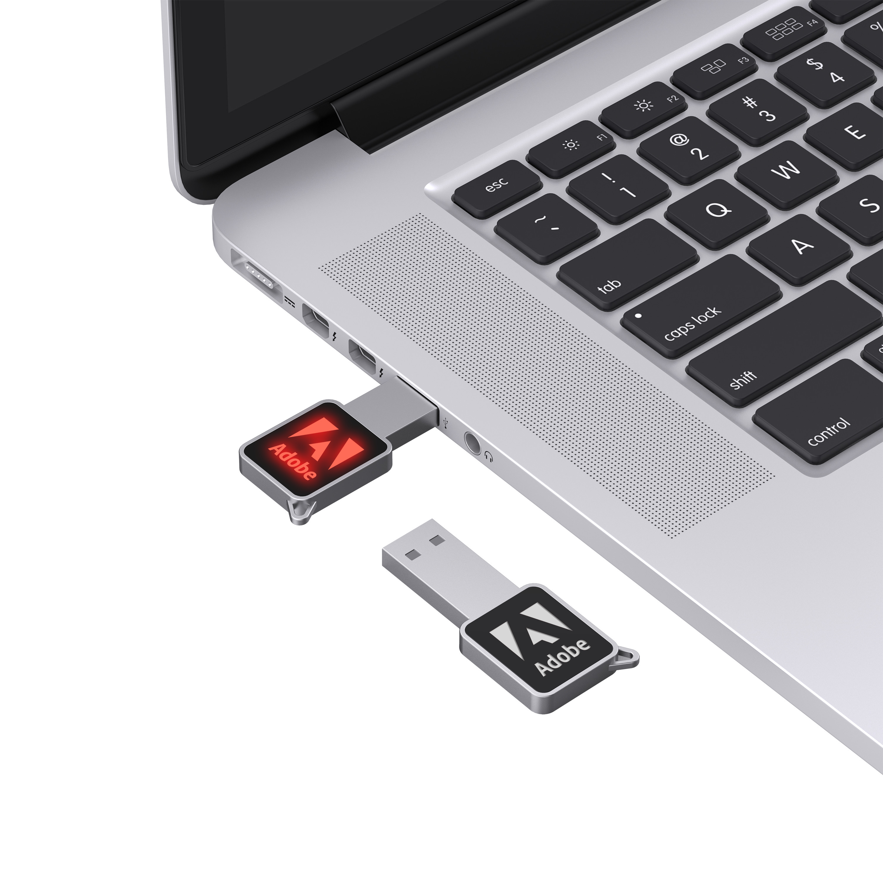 32GB 64GB 128GB Crystal USB Stick When Reading LED Light Will Shiny