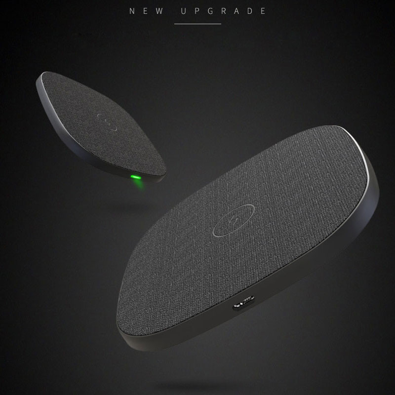 Custom Safe 7.5W Leather Wireless Charging Pad For Mobile Phone