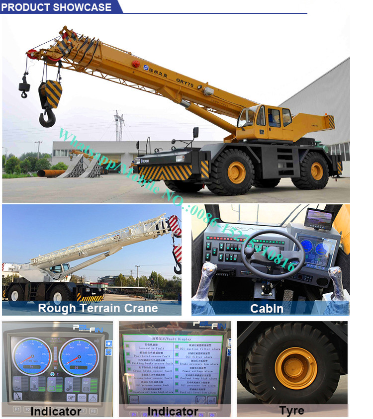Brand New 30 Ton 35 Ton Mobile Crane , RT35 Zoomlion Truck Crane 46m Lifting Height