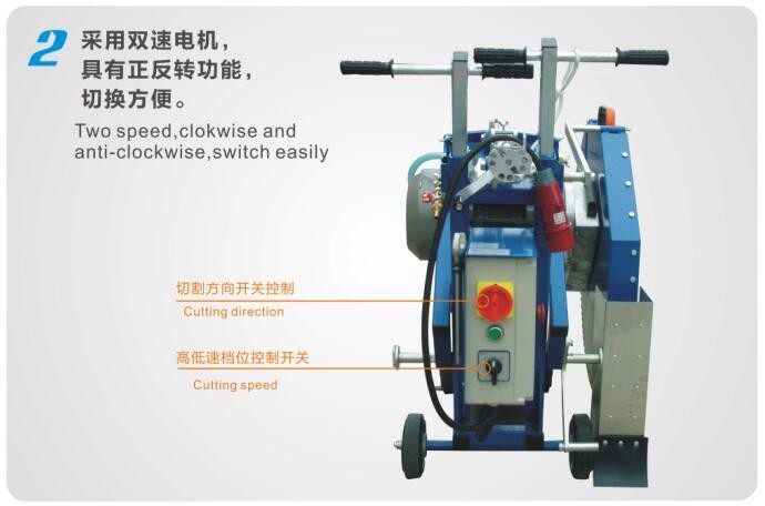 BST-11E Compact Structure Floor Saw Concrete Cutting Machine