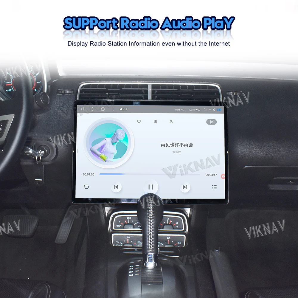 15 Inch Touch Screen Android Car Radio Replacement for Chevrolet Camaro 2010 - 2015 Car Stereo Upgrade Carplay