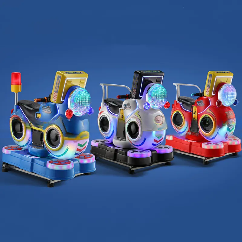 Dreamland Coin operated amusement motorcycle kiddie rides on car MP5 children swing game machine