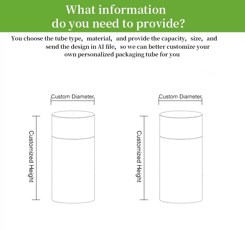 Custom Printing Paper Composite Cans Food Grade Round Tube Packaging