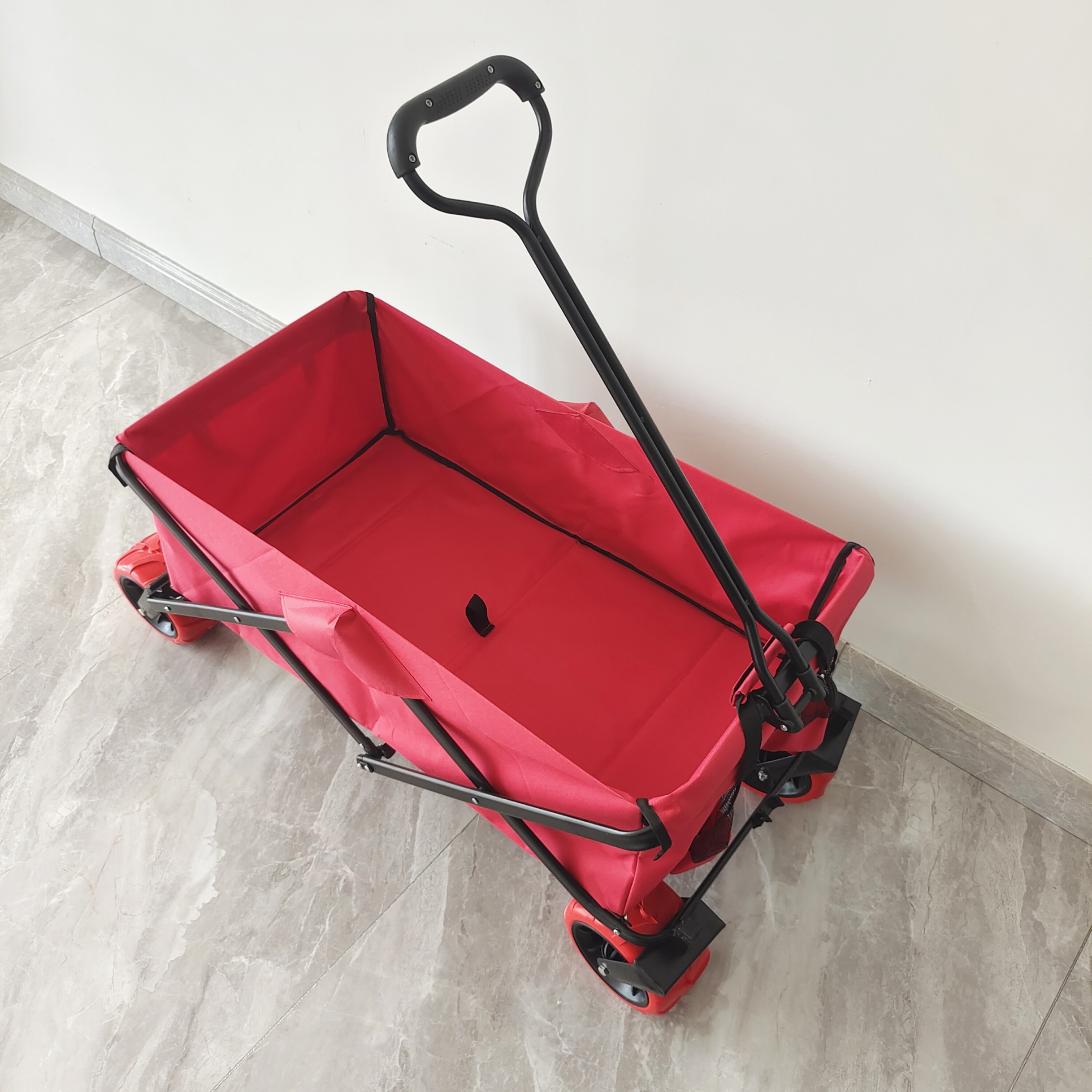70KG Capacity Outdoor Camping Cart Big Wheels Collapsible Beach Slider Cart