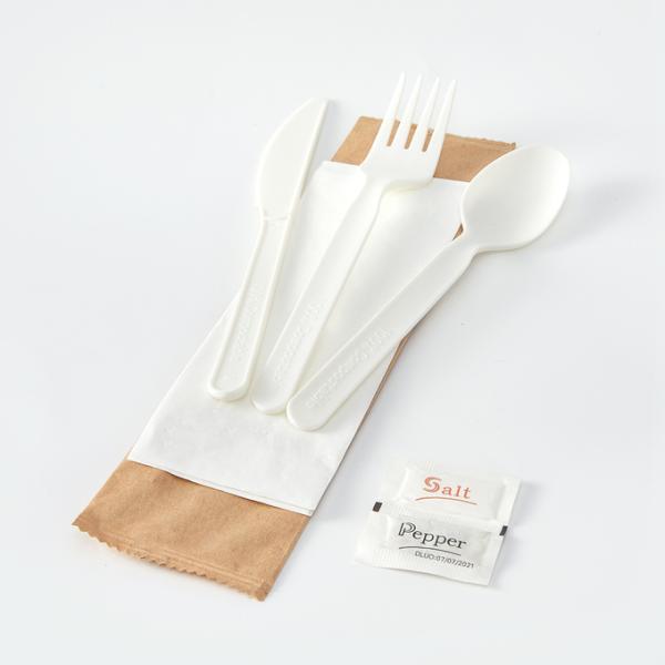 CPLA ECO Friendly 7 Inches Knives Cutlery Set Disposable Biodegradable Knives
